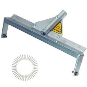 18" Spiked Roller with 9/16" Spikes, Threaded Handle