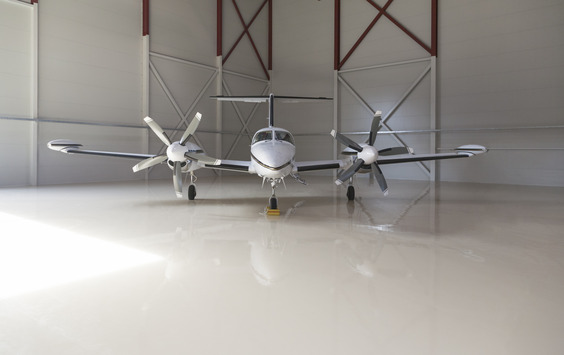 Hangar and Garage Flooring 1 Aircraft hangar
