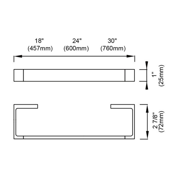 Towel Bar 30" - Image 4