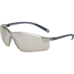 HONEYWELL  RWS-51036 A704 GRAY FRAME MIRROR LENS WRAP AROUND SAFETY GLASSES