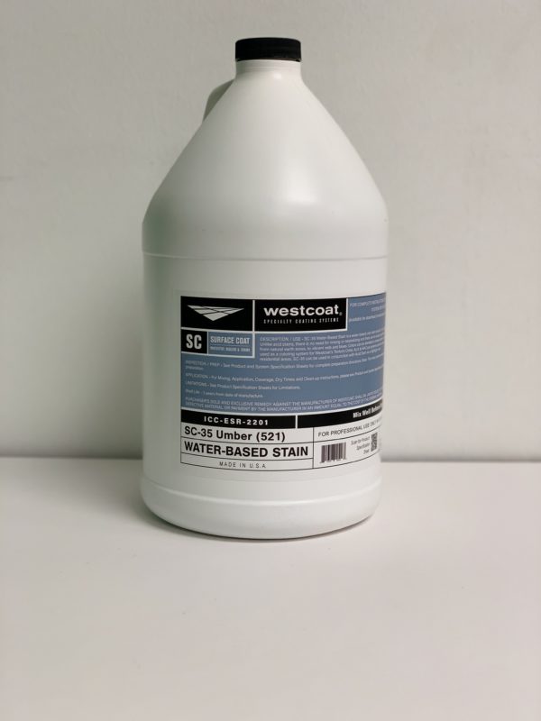 Westcoat Water-Based Stain