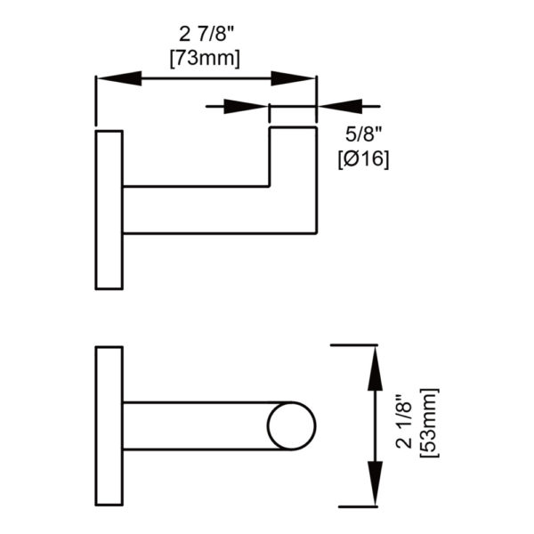 SEA Robe Hook 2x2 1