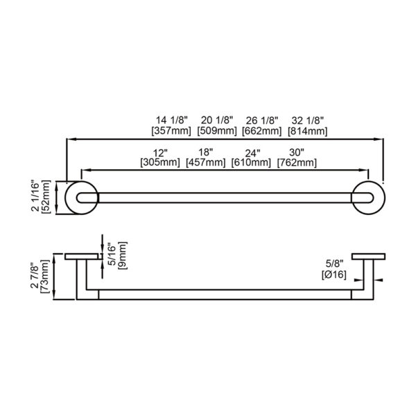 SEA Towel Bar 2x2 1