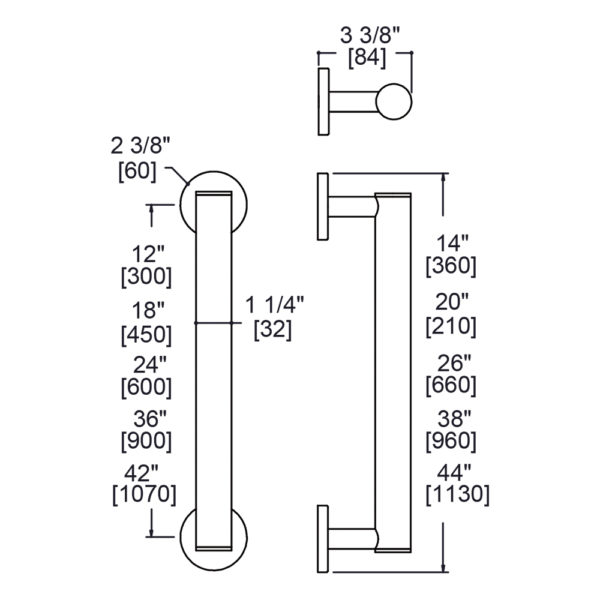 Grab Bar 18" - Image 3