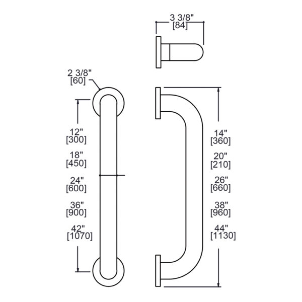 Grab Bar 24" - Image 3