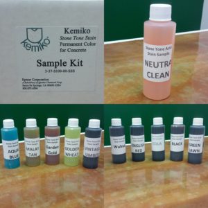 Stone Tone Stain/Neutra Clean Sample Kit