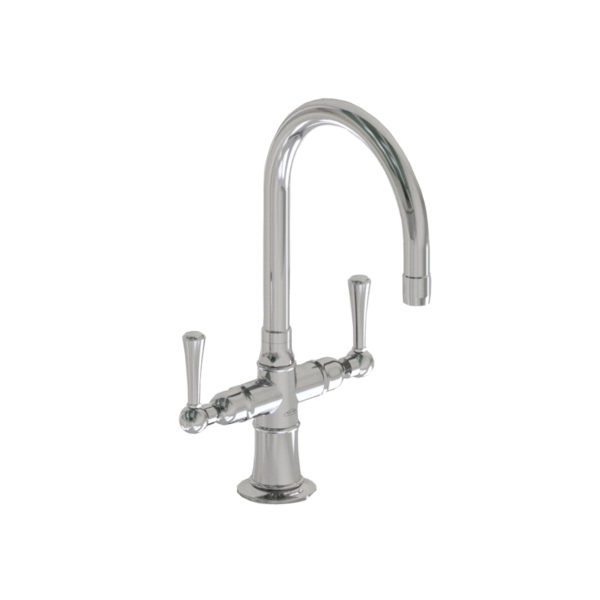 Single Hole 7" Swivel Spout with Metal Lever