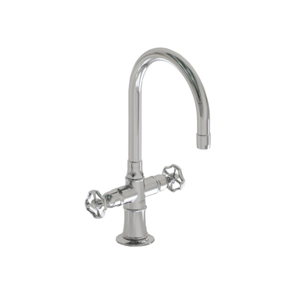 Single Hole 7" Swivel Spout with Metal Wheel