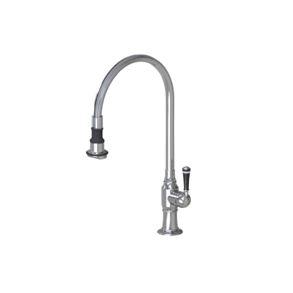 Pull-Off Spray Deck Mount Single Hole with 10" Swivel Spout with Right