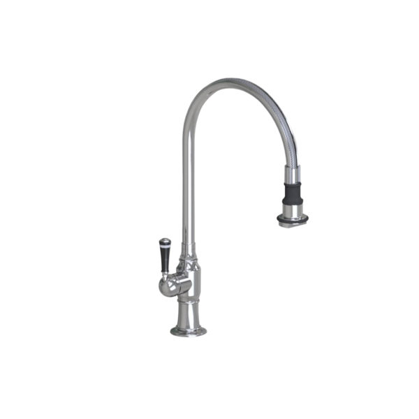 Pull-Off Spray Deck Mount Single Hole with 10" Swivel Spout with Left