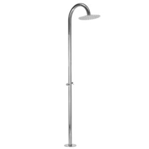 Aqua Staccato Outdoor Shower Column - Floor Install