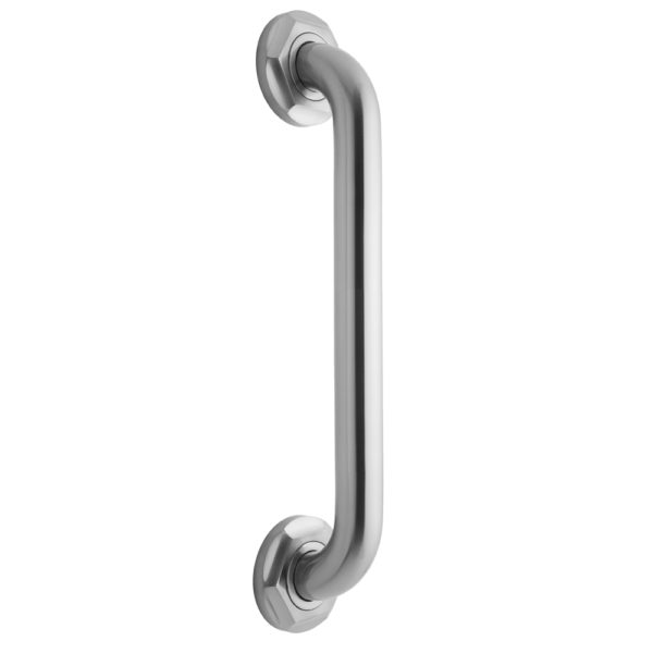 16" Deluxe Grab Bar with Contemporary Hex Flange