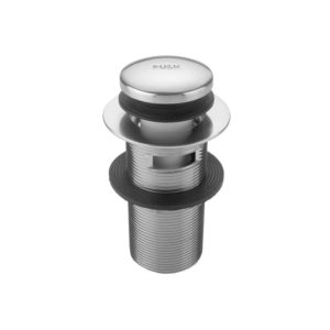 Extra Long Thread Toe Control Drain Strainer with Overflow- 5" Long Thread