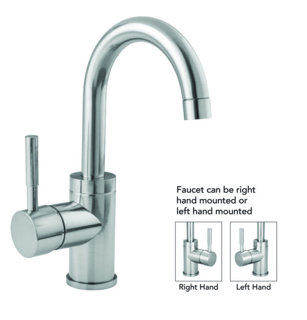 Uptown Contempo Single Hole with Finger Touch Drain