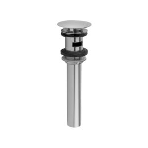 Stationary Round Lavatory Drain with Overflow