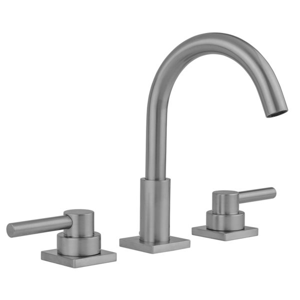 Uptown Contempo Faucet with Square Escutcheons & Low Lever Handles- 0.5 GPM