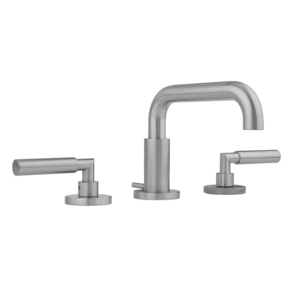 Downtown Contempo Faucet with Round Escutcheons & Contempo Slim Lever Handles