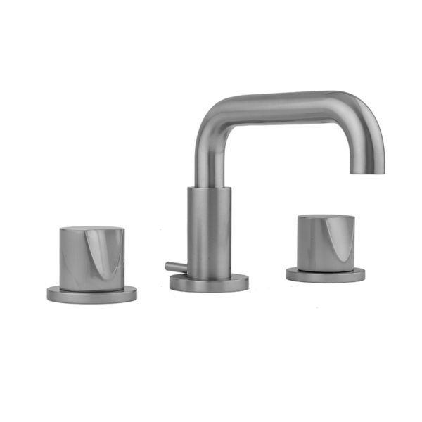 Downtown Contempo Faucet with Round Escutcheons & Thumb Handles- 0.5 GPM
