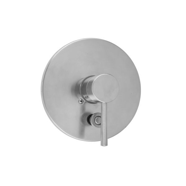 Round Plate With Round Lever Trim For Pressure Balance Valve With Built-in Diverter (J-DIV-PBV)