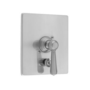 Rectangle Plate With Hex Lever Trim For Pressure Balance Cycling Valve With Built-in Diverter (J-DIV-CSV)