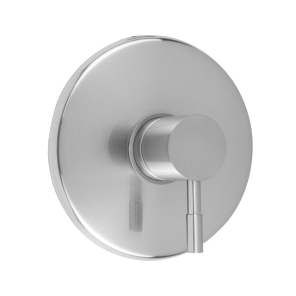 Round Plate With Contempo Round Lever Trim For Pressure Balance Cycling Valve (J-CSV)