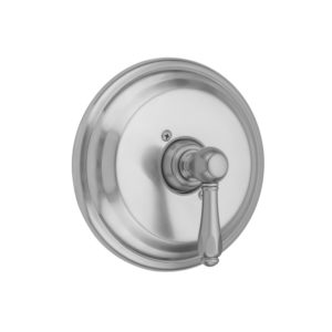 Round Step Plate With Smooth Lever Trim For Pressure Balance Cycling Valve (J-CSV)