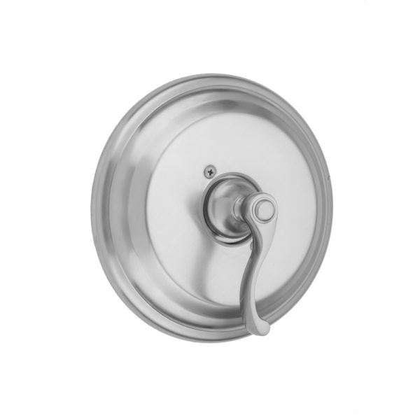 Round Step Plate With Ribbon Lever Trim For Pressure Balance Cycling Valve (J-CSV)