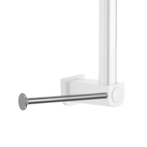 Vertical Left Contemporary Grab Bar Toilet Paper or Wash Cloth Holder