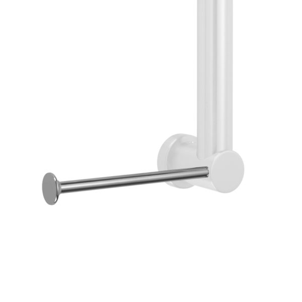 Vertical Left Contemporary Toilet Paper or Wash Cloth Holder for Grab Bar