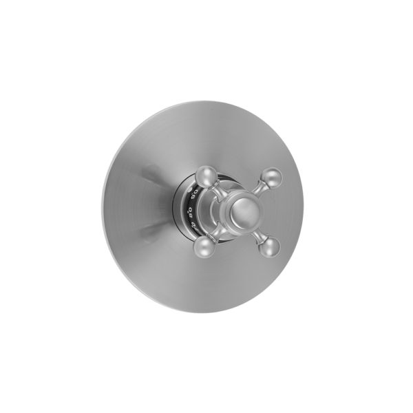 Round Plate With Ball Cross Trim For Thermostatic Valves (J-TH34 & J-TH12)