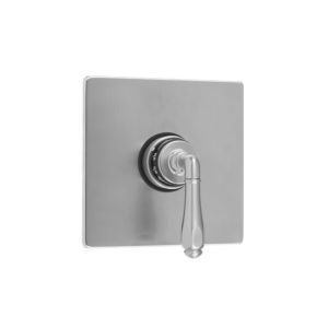 Square Plate With Smooth Lever Trim For Thermostatic Valves (J-TH34 & J-TH12)