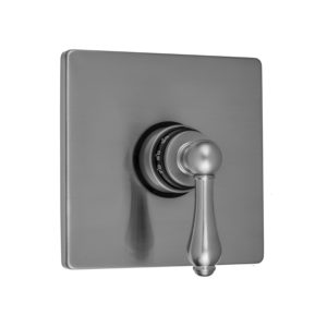 Square Plate with Regency Lever Trim for Thermostatic Valves (J-TH34 & J-TH12)