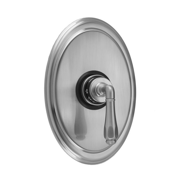 Oval Plate With Smooth Lever Trim For Thermostatic Valves (J-TH34 & J-TH12)