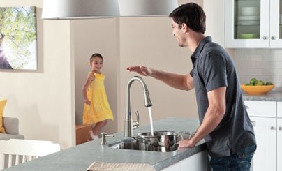 moen touchless faucet