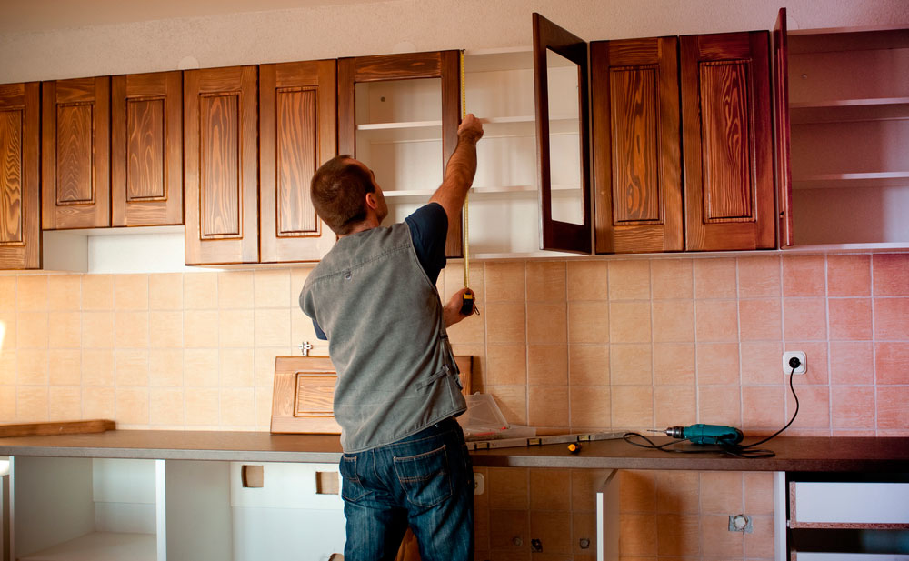 cabinet refacing install