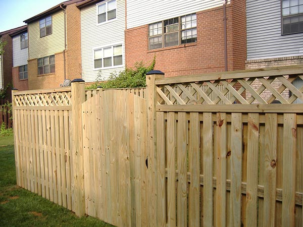 board on board with lattice top