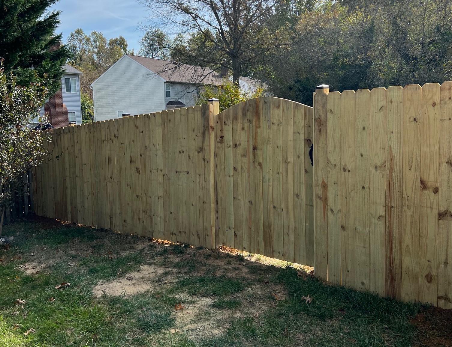 dog eared privacy fence 2