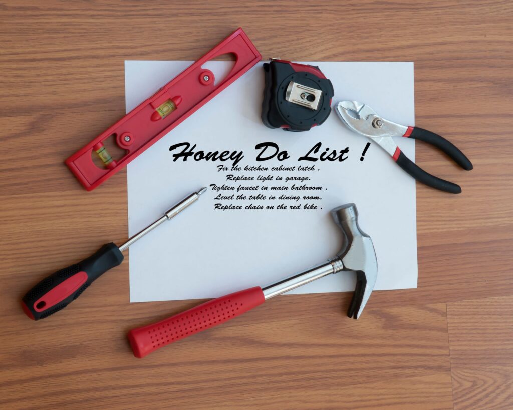 Turn Your Honey Do List into a Honey Done List