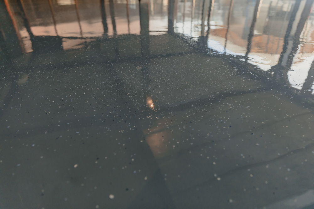 The Benefits of Epoxy Flooring 1 epoxy resin flooring with decorative chips