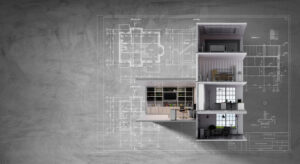 Real estate concept . Mixed media